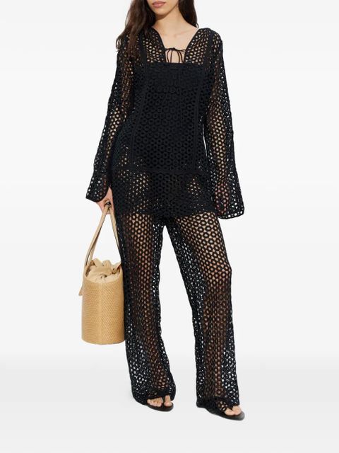 Cult Gaia cut-out long-sleeve mini dress - Black - zdjęcie produktu nr 2