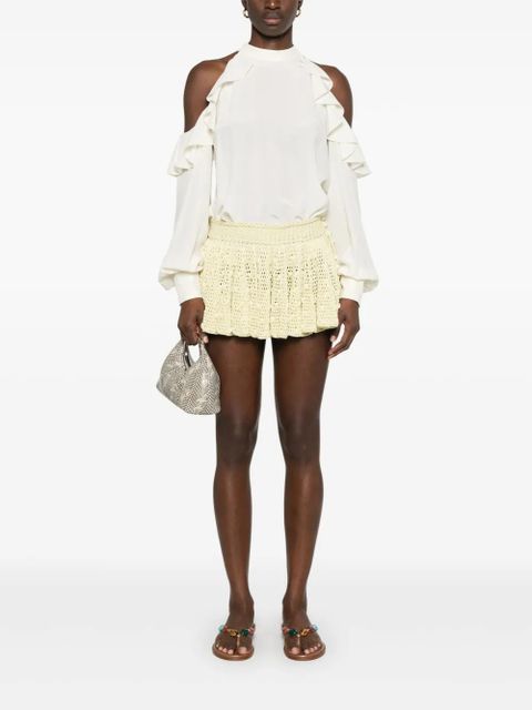 ETRO draped-detailed blouse - White - zdjęcie produktu nr 2