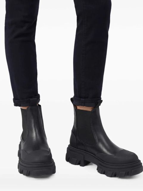 GANNI black chelsea boots