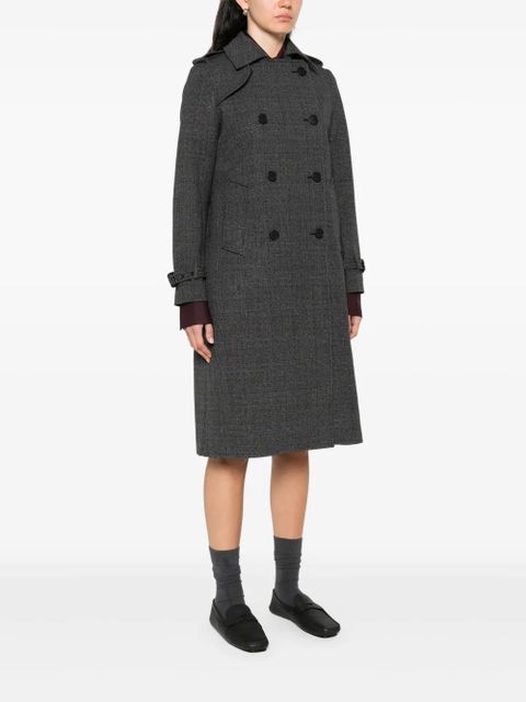 SANDRO crystal-embellished coat - Grey