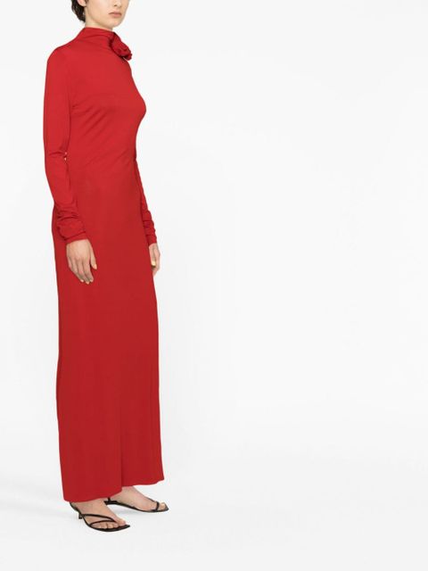 Magda Butrym open-back long-sleeve dress - Red