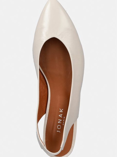 Jonak czółenka skórzane VINCE CUIR VIEILLI