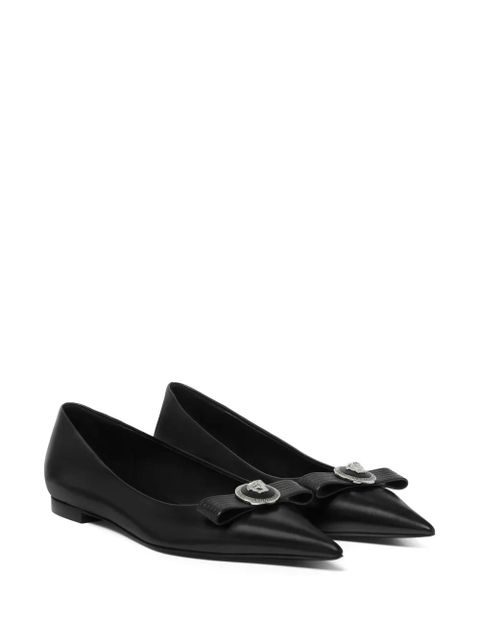 Versace Medusa pointed ballet flats - Black - zdjęcie produktu nr 2
