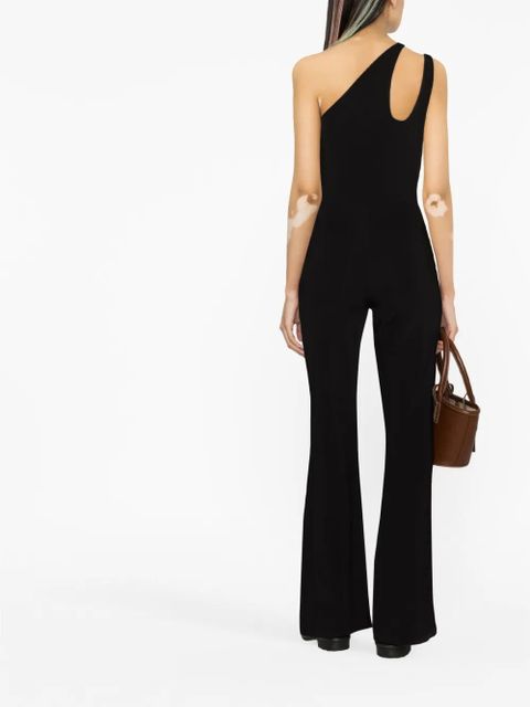 PINKO cut-out flared-leg jumpsuit - Black