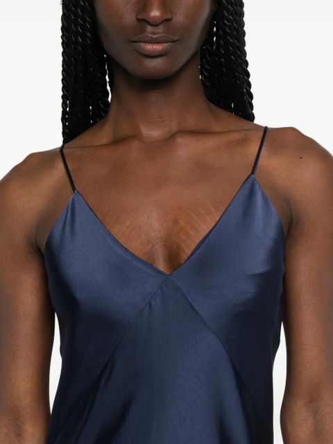 Weekend Max Mara Calante asymmetric draped dress - Blue