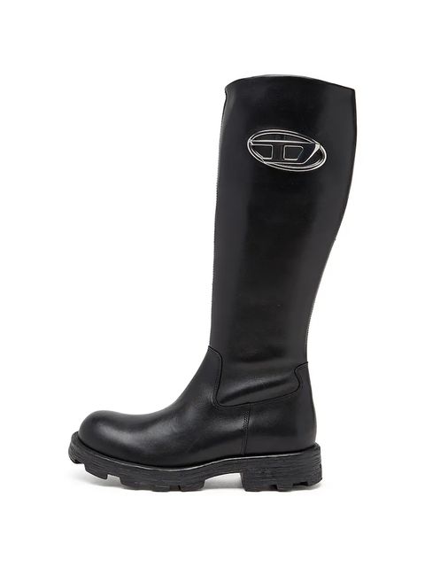 Diesel kozaki D-Hammer Hb D W kolor czarny na platformie Y03417-P4471-T8013