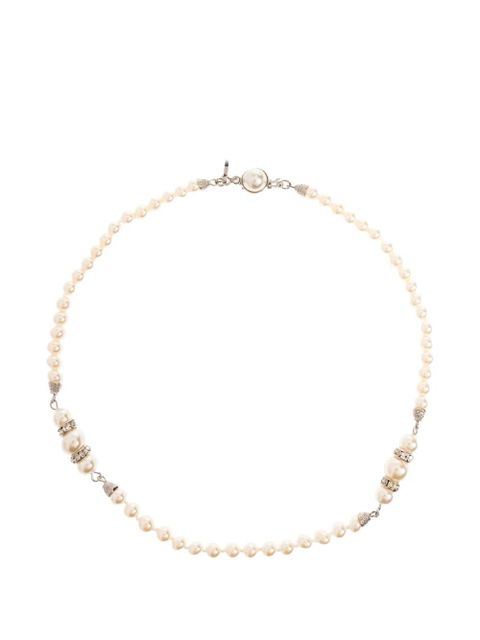 Alessandra Rich pearl silver beaded necklace - zdjęcie produktu nr 1