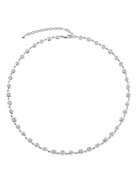 Monica Vinader diamond-embellishment necklace - Silver - zdjęcie produktu nr 1