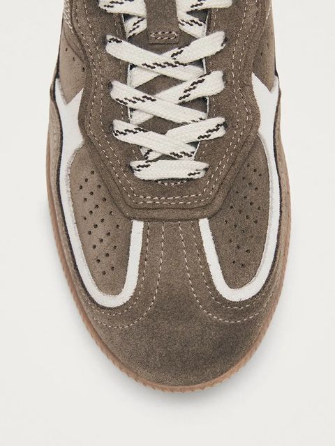 Alohas sneakersy zamszowe S100471-28 damskie kolor brązowy S100471-28