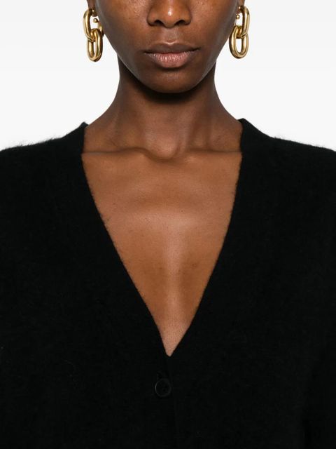 Nanushka button-front cashmere cardigan - Black