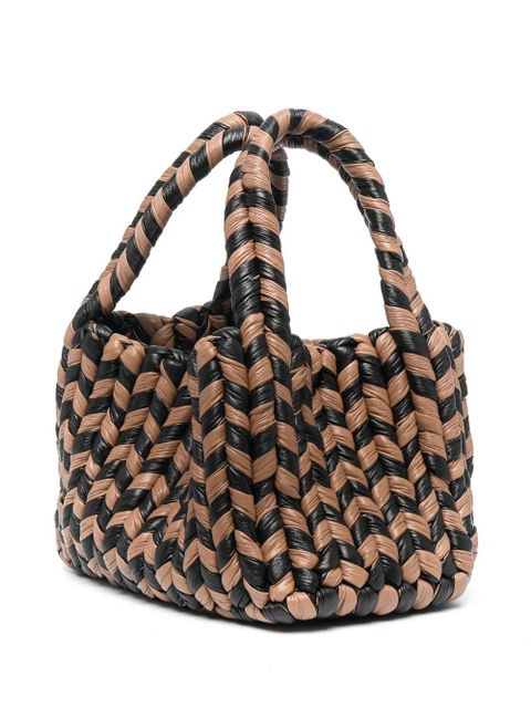 Nanushka woven top-handle tote - Black - zdjęcie produktu nr 2