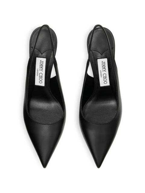 Jimmy Choo Love pointed slingback court pumps - Black