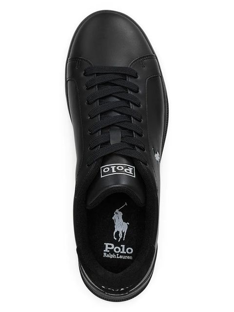 Polo Ralph Lauren sneakersy skórzane Hrt Crt II kolor czarny 809965072002