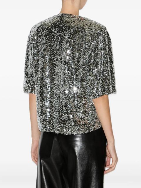 ISABEL MARANT Helga top - Silver