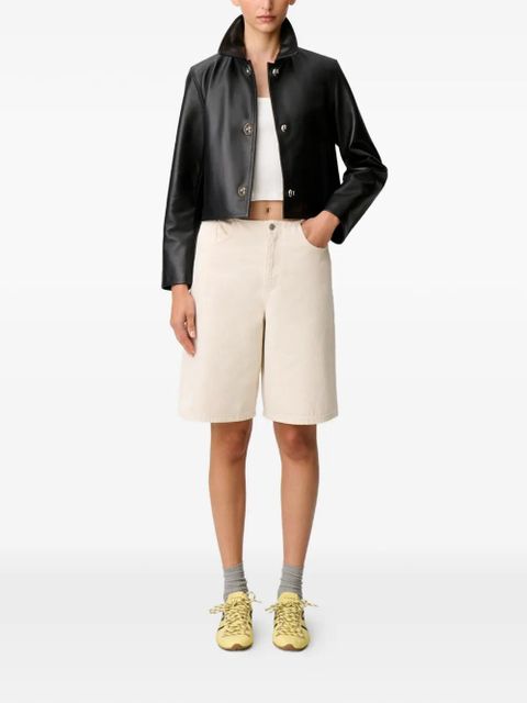 Claudie Pierlot buttoned cropped jacket - Black - zdjęcie produktu nr 2