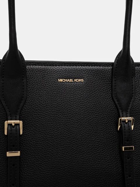 MICHAEL Michael Kors torebka skórzana kolor czarny 30R5G9OT7L