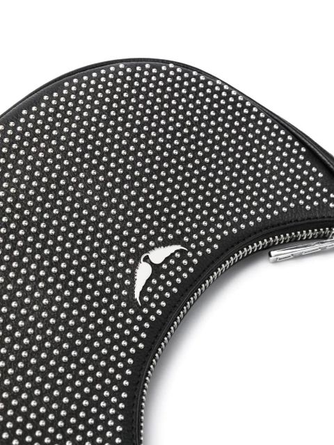 Zadig&Voltaire Moonrock Plumetis leather shoulder bag - Black