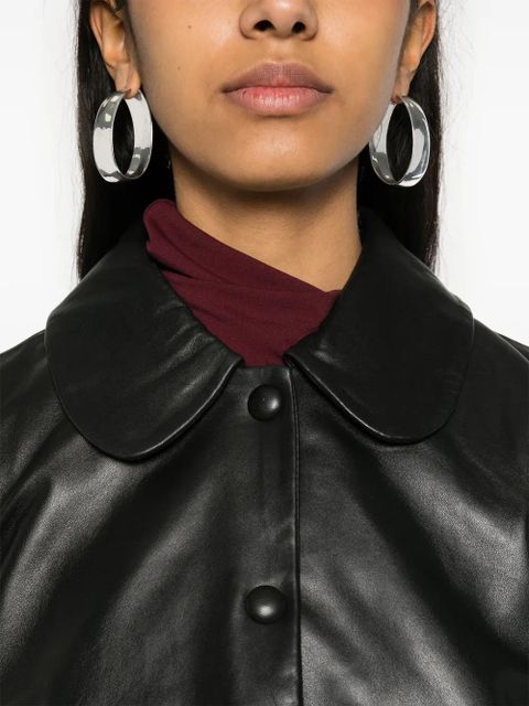 Ba&Sh Mylos leather jacket - Black