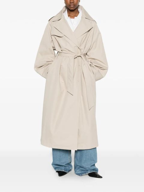 The Frankie Shop Riva belted trench coat - Neutrals - zdjęcie produktu nr 2
