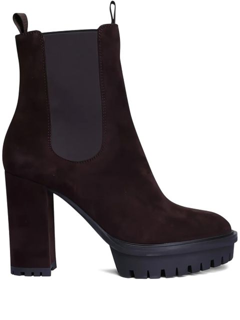 Gianvito Rossi platform heeled boots - Brown - zdjęcie produktu nr 1