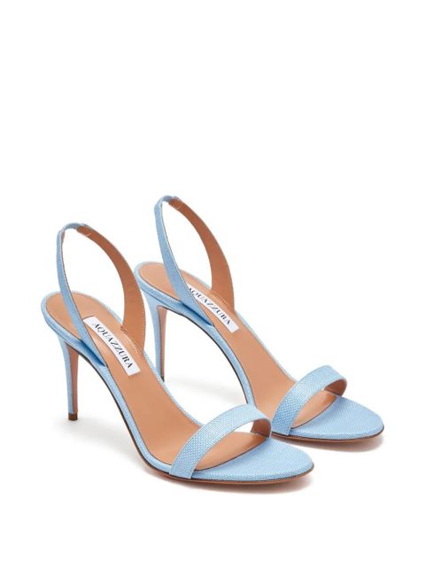 Aquazzura So Nude slingback sandals - Blue - zdjęcie produktu nr 2