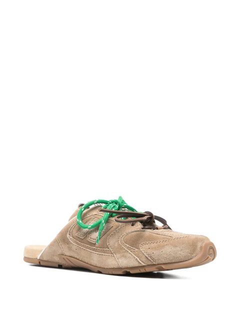 Miu Miu x New Balance 530 SL suede mules - Neutrals