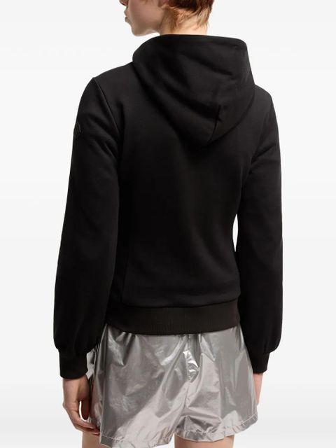 Moncler quilted hooded jacket - Black