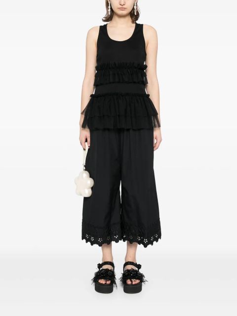 Simone Rocha sleeveless tank top - Black