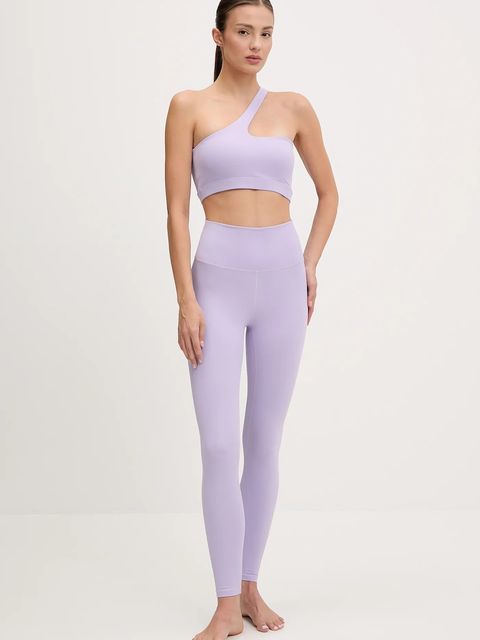 JOYINME legginsy do jogi Unity Ease kolor fioletowy gładkie - zdjęcie produktu nr 2