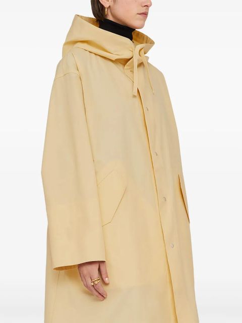 Jil Sander logo print drawstring coat - Yellow - zdjęcie produktu nr 2