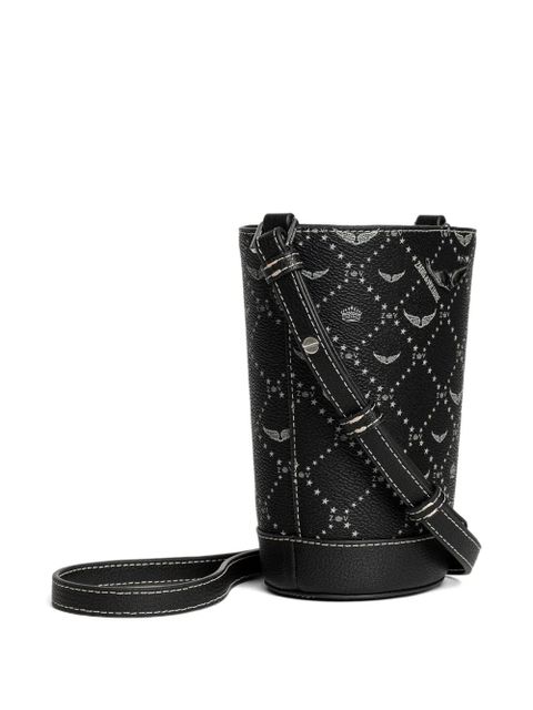 Zadig&Voltaire logo-print bucket bag - Black