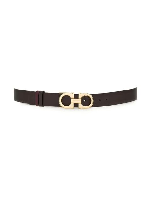 Ferragamo Gancini-buckle leather belt - Brown - zdjęcie produktu nr 2