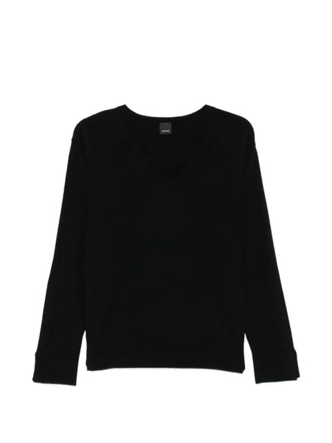 PINKO Spesso V-neck sweater - Black - zdjęcie produktu nr 1