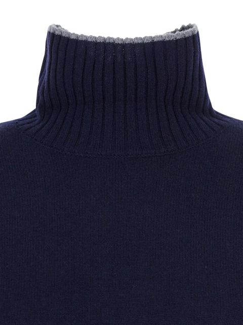 PINKO merino-wool high-neck sweater - Blue - zdjęcie produktu nr 2