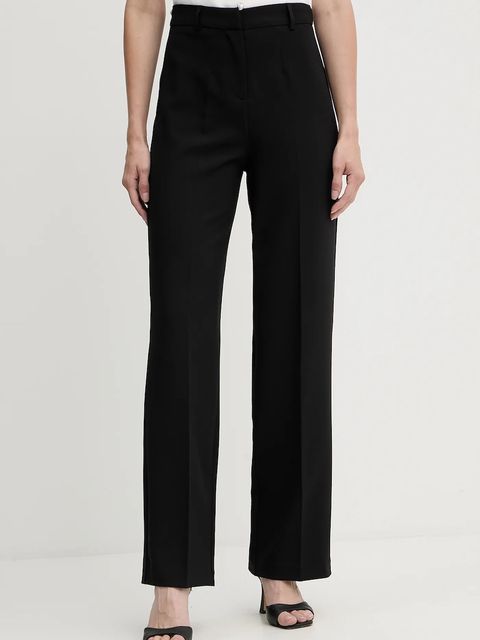 Morgan spodnie POYA.F damskie kolor czarny szerokie high waist POYA.F - zdjęcie produktu nr 1