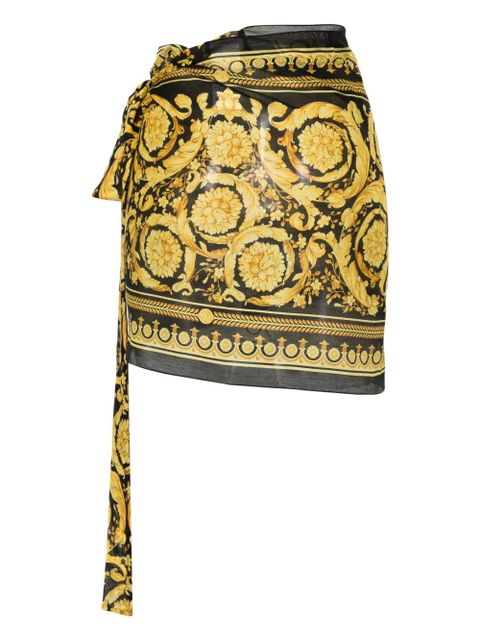 Versace Barocco beach cover-up - Black - zdjęcie produktu nr 2