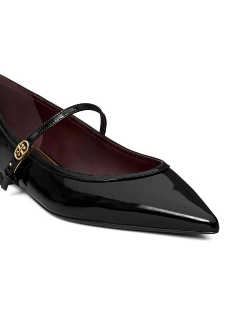 Tory Burch Double T-buckle ballet flats - Black