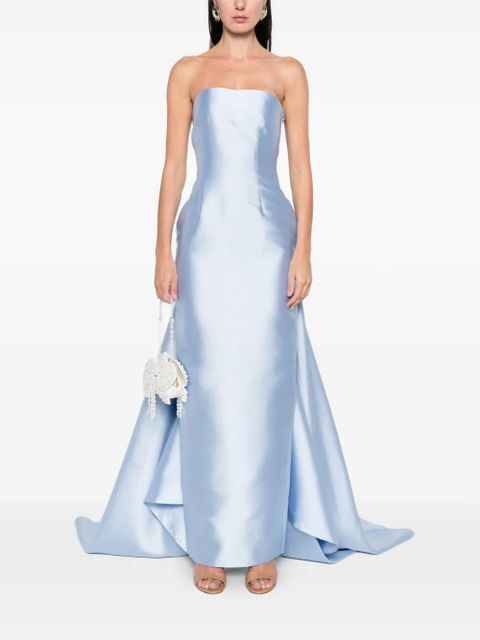 Solace London strapless maxi dress - Blue - zdjęcie produktu nr 2