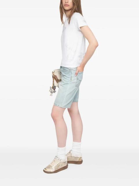 Zadig&Voltaire Alys rhinestone-logo T-shirt - White - zdjęcie produktu nr 2