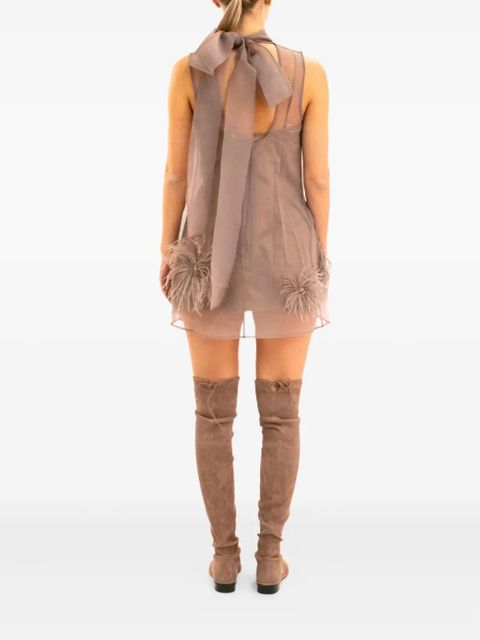 STAUD Albee mini dress - Neutrals