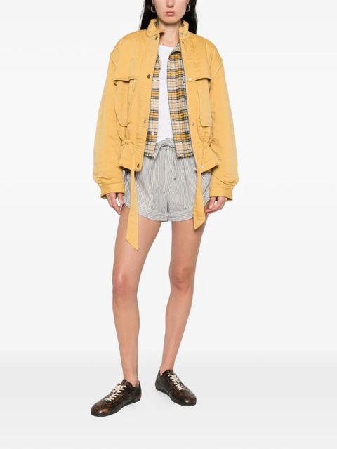 MARANT ÉTOILE Blandina flap pocket tie jacket - Yellow - zdjęcie produktu nr 2