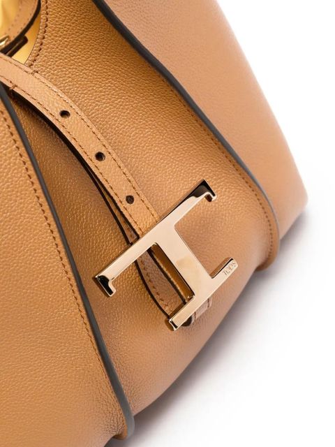 Tod's Timeless logo-plaque tote bag - Brown - zdjęcie produktu nr 2