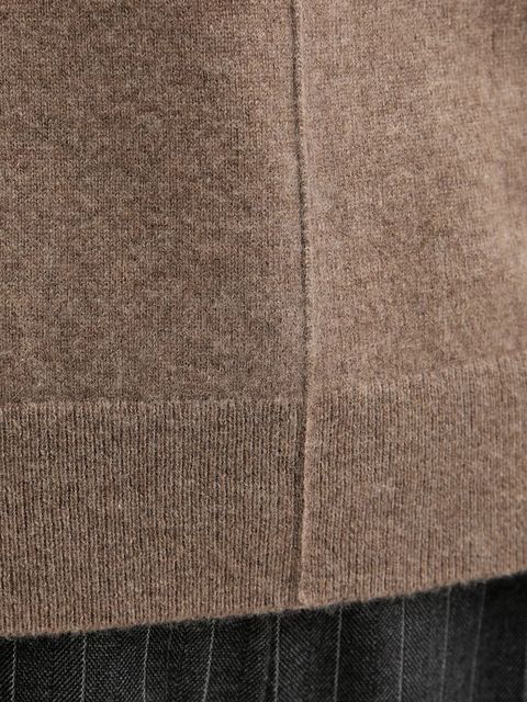 BOSS sweter kaszmirowy damski kolor brązowy lekki 50547883