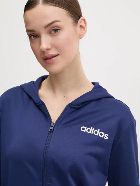 adidas dres LINEAR TS damski kolor granatowy JD2696