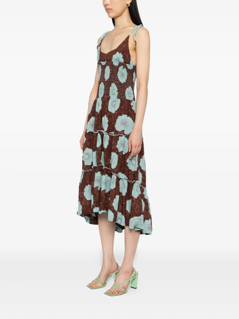 Free People Adriel midi dress - Brown