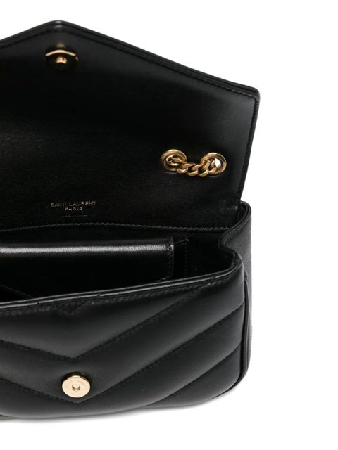 Saint Laurent leather crossbody bag - Black