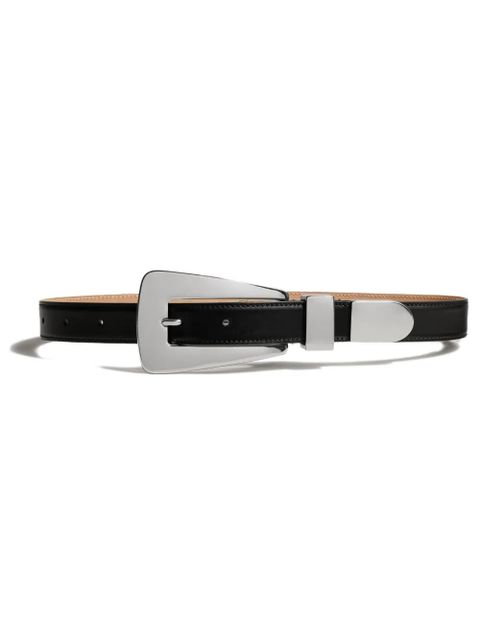 KHAITE buckle leather belt - Black - zdjęcie produktu nr 1