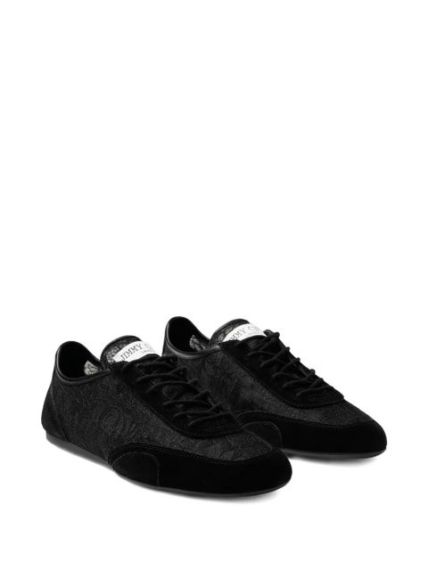 Jimmy Choo Sunny F lace sneakers - Black