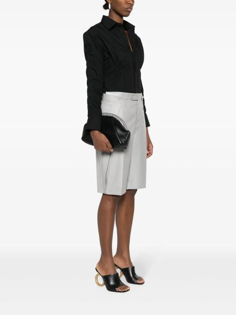 JW Anderson Bumper leather clutch bag - Black