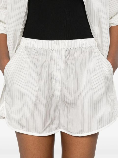 The Frankie Shop Brenna striped shorts - White - zdjęcie produktu nr 2